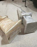 Pair of Marble Carved Sculptures
