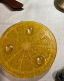 Vintage Lucite Lemon Trivet