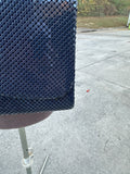 Hand Made Navy Blue Beaded La Regale Purse