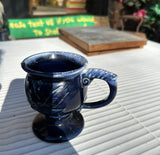 Instant Collection Vintage Coffee Cups With Pedestal Stands and Eagle Accents