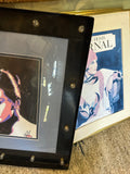 Abstract Colorful Audrey Hepburn Print in Light Bulb Black Frame