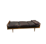 Wooden Mid-Century Modern Daybed With Original Cushions, Made in Germany
