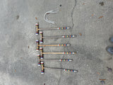 Vintage Collection of Croquet Mallets and Grass Hoops- Set of 14