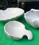Trio of Ceramic Shell Style Bowls