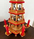 Vintage German Christmas Pyramid Candleholder