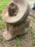 Mexican Siesta Hat Stone Sculpture