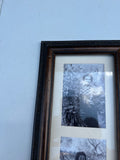 Skinny Double Picture Frame With Vintage Photos