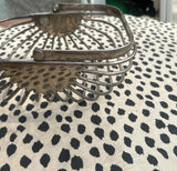 Silver Wire Fruit Basket With Handle