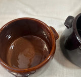 Pair of West Bend Bean Warmer With Hot Plate and Lid Included- Set of 4