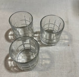 Trio of Simple Lowball Glasses