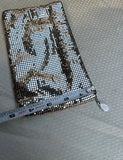 Whiting and Davis Silver Small Evening Clutch