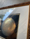 Christogram Framed Brass Medallions