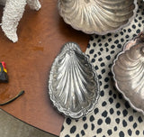 Instant Collection of Silver Shell Trays With Candleholders- Set of 6