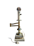 Marble and Gold Extending Lamp