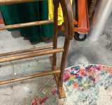 Natural Wood Simple Blanket Rack