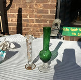 Pair of Tall Skinny Tube Vases