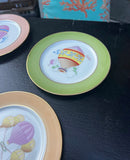 Limoges Hot Air Balloon Plates Set of 4