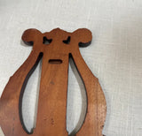 Wooden Hand Carved "Praise the Lord" Wall Hanging