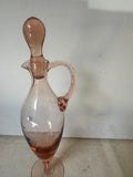 Pink Depression, Glass Petite Decanter