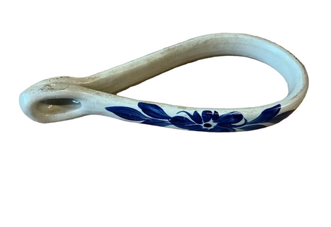 Ceramic Floral Boho Towel Hanger Wall Hanging