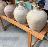 Late 19th Century Mediterranean Olive Jugs With Stand - 5 Piece Set