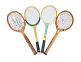 Collection of Vintage Miscellaneous Wooden Tennis Rackets With Condition Issues
