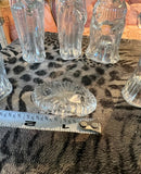 Vintage Glass Miniature Nativity Christmas Set