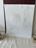 Drawing of Multiple Women in Different Poses