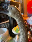 1970s Standing Brown Goose Sculpture