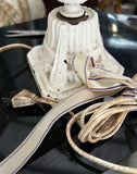 Neoclassical Grecian Distressed Urn Table Lamp