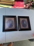 Pair of Vintage African American Man Prints With Wooden Frames