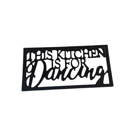Black Cast Iron Kitchen Decor and Trivet