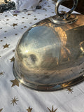 Elkington Food Cloche Silver Stamped Meat Dome
