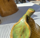 Ceramic Painted Pear Cookie Jar