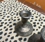 Pair of Small Silver Candlestick Holders