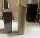 Trio of Handmade and Hand Painted Pottery Vases