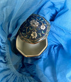 Small Ceramic Asian Catchall With Matching Lid