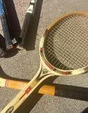 Collection of Vintage Slazenger Wooden Tennis Rackets