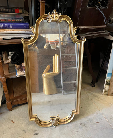 Long Rococo Style Mirror