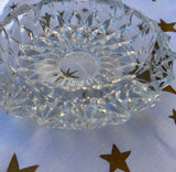 Crystal Ashtrays- a Pair