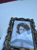 Pair of Vintage Frames With Black and White Portraits