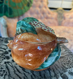 Small Ceramic Vintage Pomegranate Dish