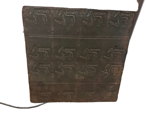 Antique Tobacco Browns Mule Tin