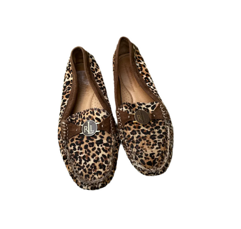 Pair of Leopard Print Ralph Lauren Loafers