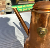 Copper Teapot With Eagle Accent