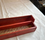 Wooden Bamboo Asian Style Sliding Box