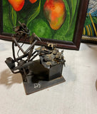 Joesph Romano "The Attorney" Copper and Brass Sculpture, Signed by Artist