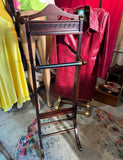 Greek Key Wooden Valet Floor Piece