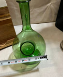 Mid-Century Green Glass, Decanter