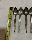 Collection of Silver Rough Edged Spoons- Set of 7